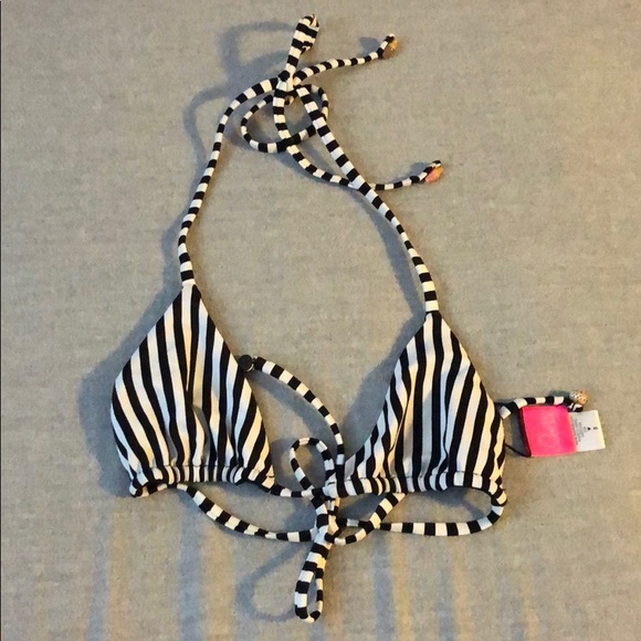 Lolli Swim striped bikini top - Picture 1 of 5